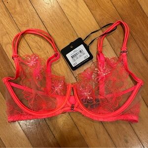 Honey Birdette Lola Floral Lace Bra